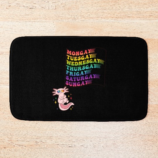 Dare to be Yourself Every Day - Cute Pride LGBTQ Bath Mats
