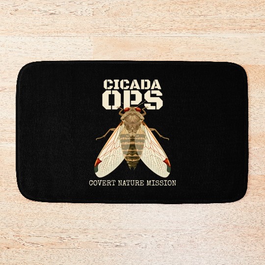 Cicada-Entomology-Insect-Nature- Bath Mats