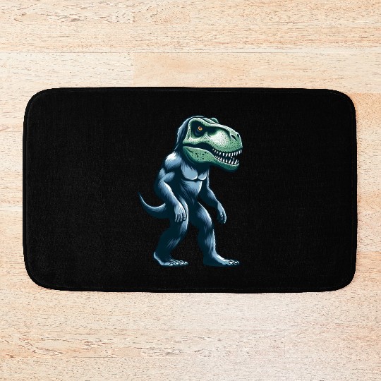 T-Rex Bigfoot Sasquatch Gorilla Fusion Creature Bath Mats