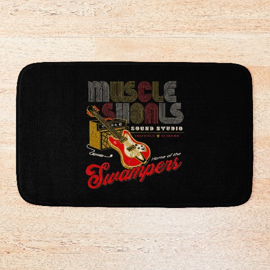 Muscle Shoals Sound Guitar Music Lovers Bath Mats