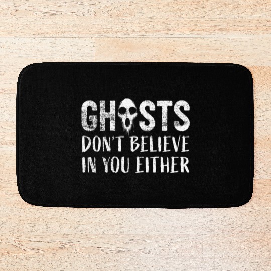 Ghost Hunting Paranormal Investigator Ghosts Bath Mats