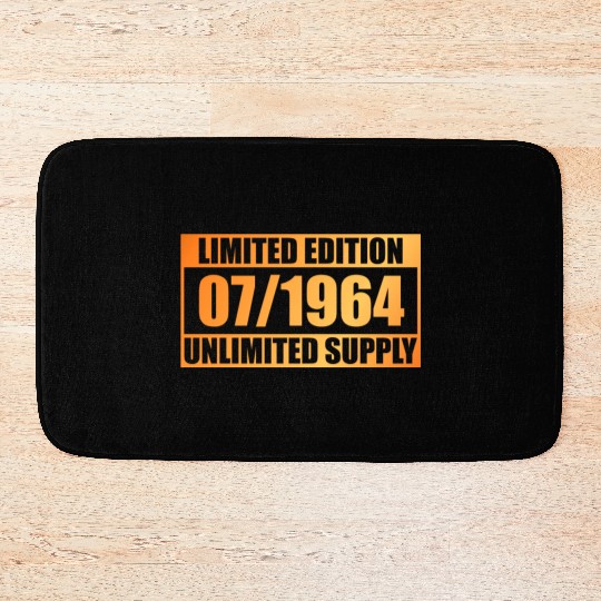60th birthday Limited Edition - ꝏ Supply 07/1964 Bath Mats