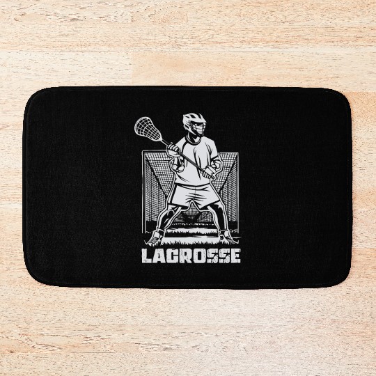 Lacrosse Game Gift Bath Mats