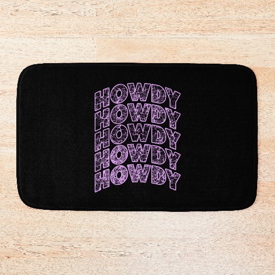 Western Country Texas Cowboy Hat Bath Mats