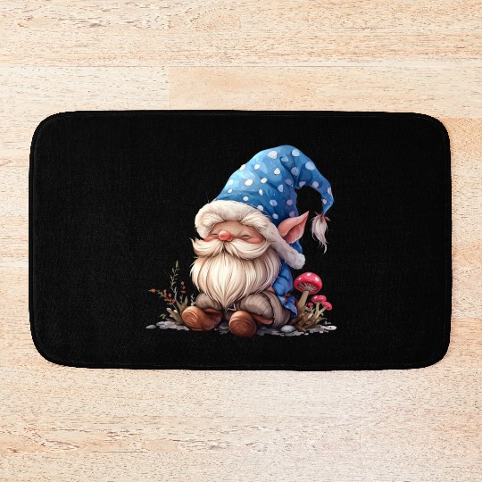 Cute Kawaii Gnomes Clipart, Cute Gnomes PNG Bath Mats