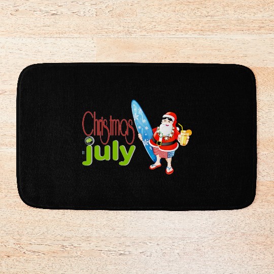 christmas in july Bath Mats