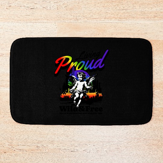 Love Is Love Pride Colors Of Rainbow Equality fun Bath Mats