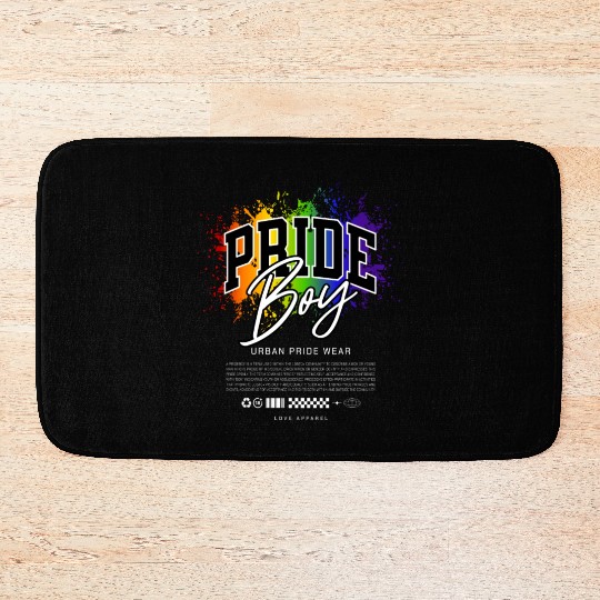 Love Is Love Pride Colors Of Rainbow Equality fun Bath Mats