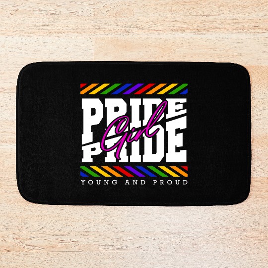 Love Is Love Pride Colors Of Rainbow Equality fun Bath Mats