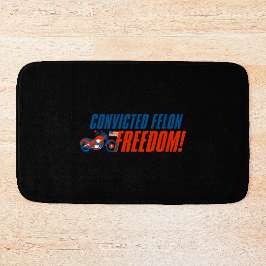 I'm Voting For a Convicted Felon in 2024 Women Bath Mats