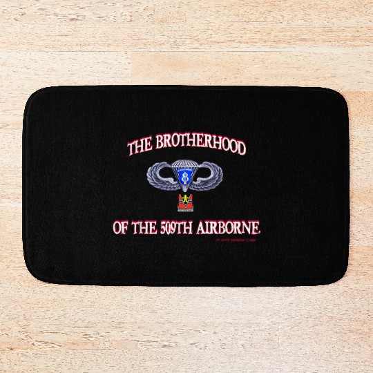 Ol Koot Designs BROTHERHOOD AIRBORNE Bath Mats