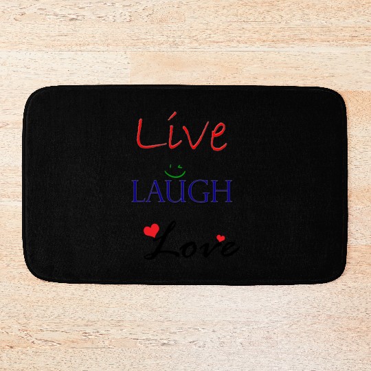 Live Laugh Love Bath Mats