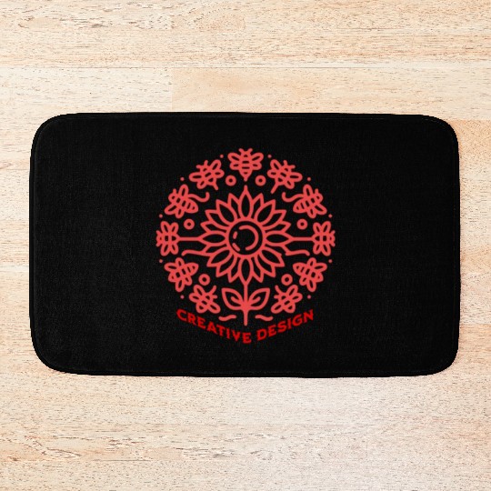 Creative Flower Bath Mats