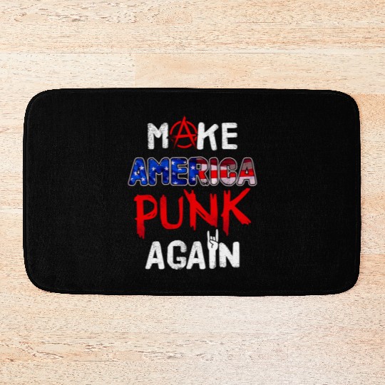 Make America punk again / US Punk Rock, Punks Bath Mats