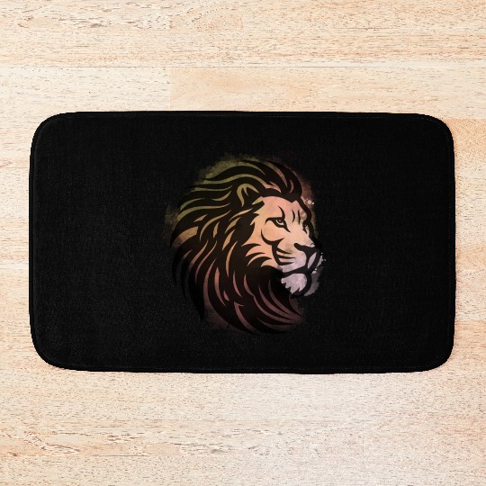 Lion Head Bath Mats