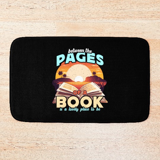 Literature Teacher Between The Pages Of Instructor Bath Mats