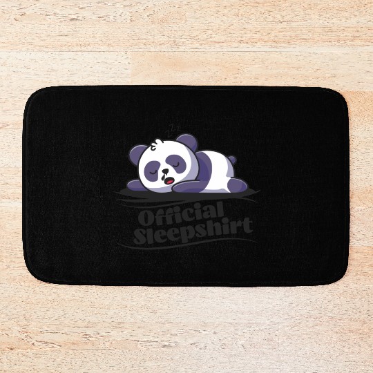 official sleepshirt panda Bath Mats
