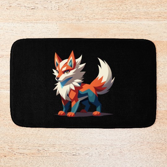 Fierce Fantasy Wolf Bath Mats