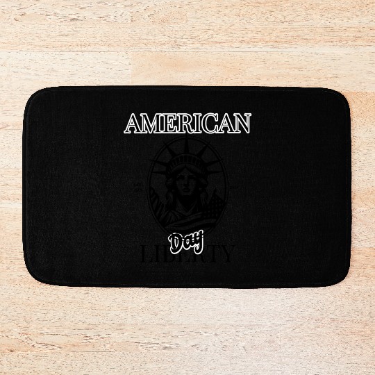 American Independence Day: Statue of Liberty Bath Mats