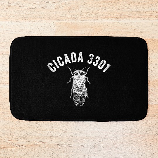 Cicada 3301 Enthusiast Emergence Funny Bath Mats