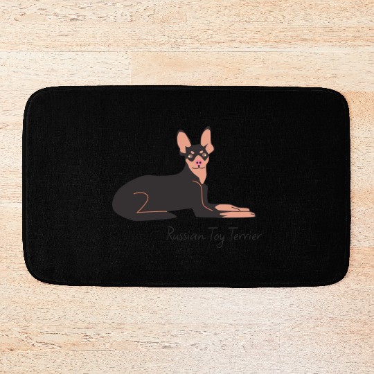 Russian Toy Terrier Bath Mats