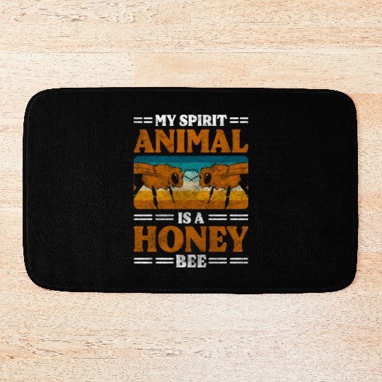 Honey Bee Nature Useful Beekeeper Bath Mats