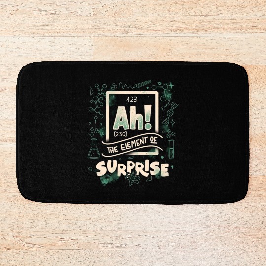 Ah The Element Of Surprise Bath Mats