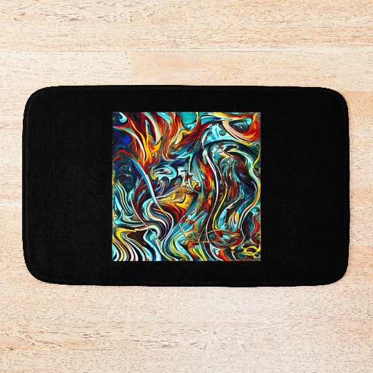 Multi abstrack Bath Mats