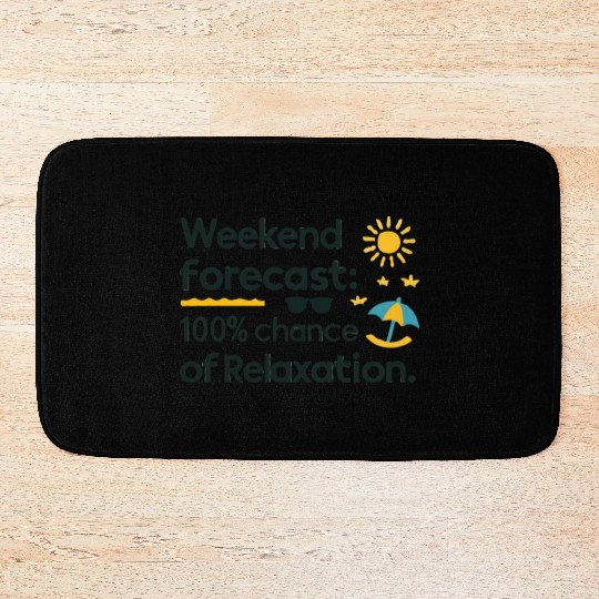 Weekend Forecast: 100% Chance of Relaxation Bath Mats