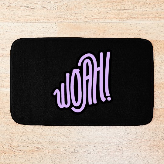 woah surprise Bath Mats