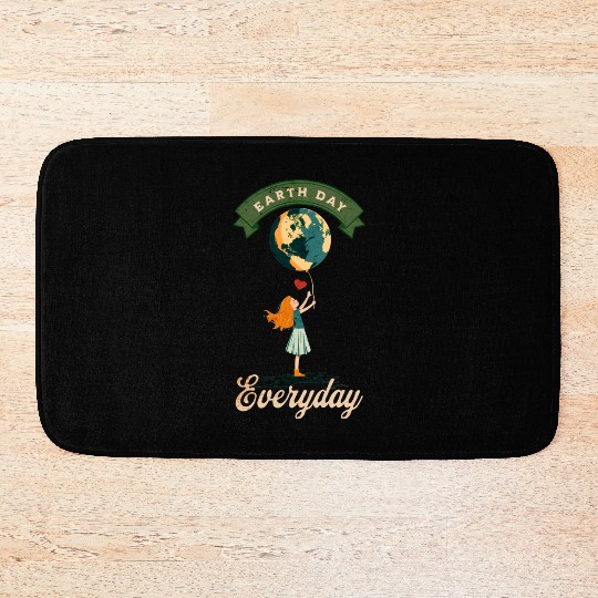Celebrate Earth Day Every Day Bath Mats