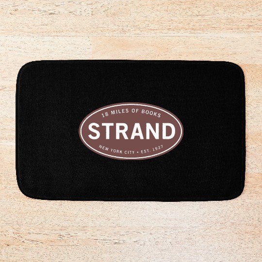 STRAND BOOK STORE NEW York city Bath Mats