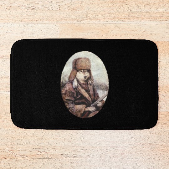 Mountain Wolf(1) Bath Mats