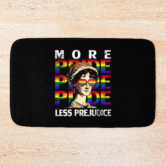 More Pride Less Prejudice Pride Month Bath Mats