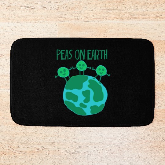 Peas on Earth Bath Mats