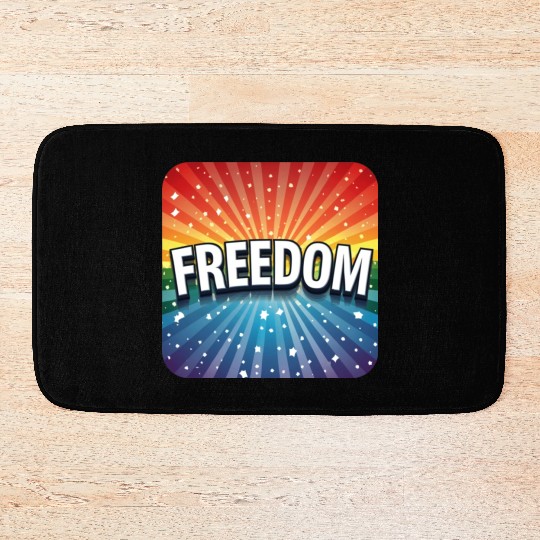 LGBTQ Freedom Bath Mats