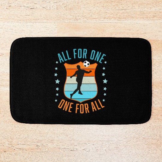 Soccer Team Spirit Bath Mats