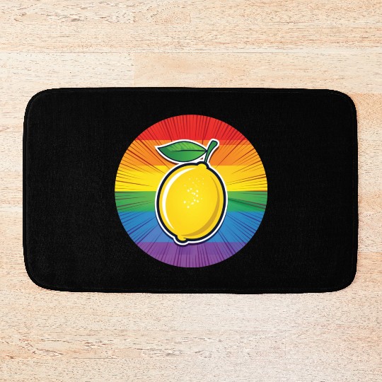 LGBTQ Lemon Bath Mats