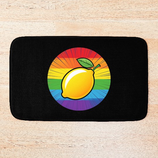 LGBTQ Lemon Bath Mats