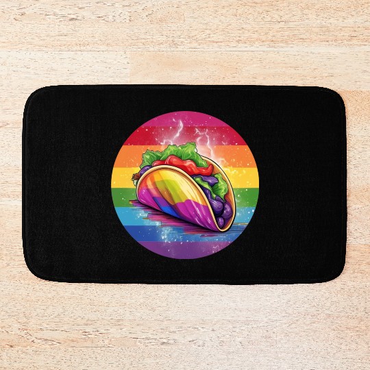LGBTQ Taco Bath Mats