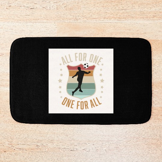 Soccer Team Spirit Bath Mats