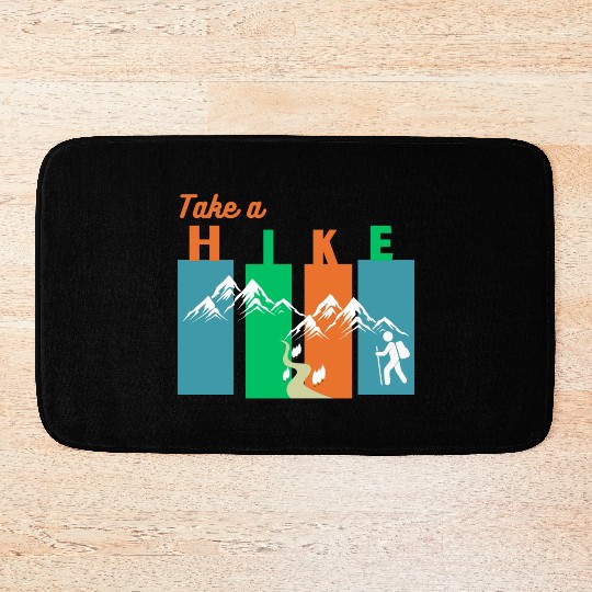 Take a hike Bath Mats