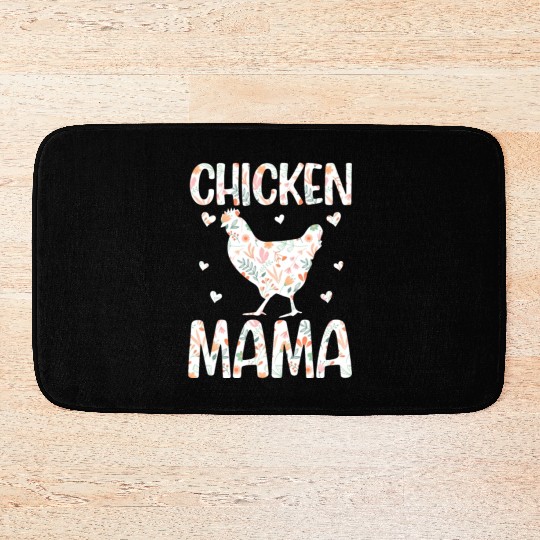 Chicken Mama Chicken Mom Farm Animal Bath Mats