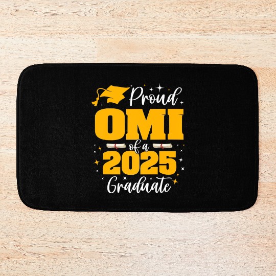 Class 2025 Graduate Graduation Premium Bath Mats