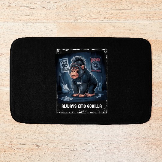 Always emo gorilla admirers Premium Bath Mats