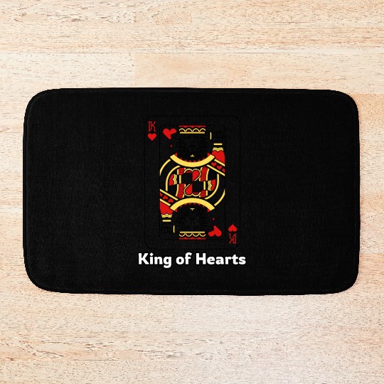 King of Hearts Bath Mats