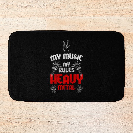 Metal Hard Rock Metal Band Death Metal Bath Mats