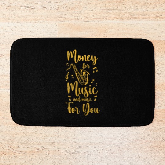 Street Musician Entertainment Guitar Bath Mats