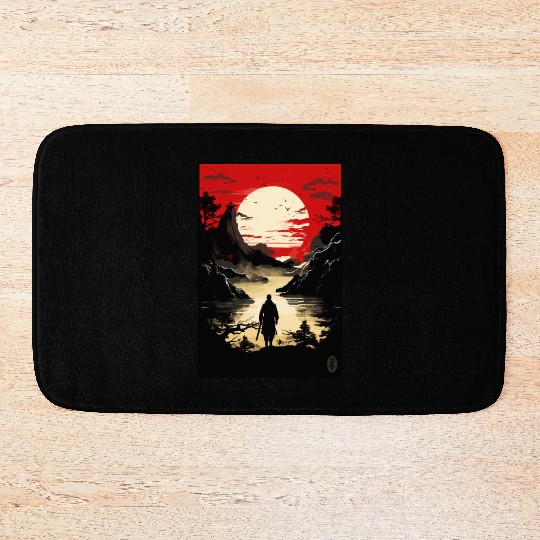 Edo Japan: The Peace of a Samurai Bath Mats