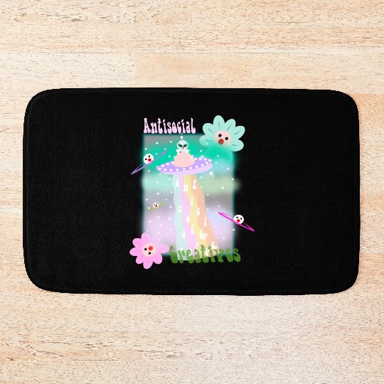 CIRCUS IN SPRING: SPRING ALIEN Bath Mats